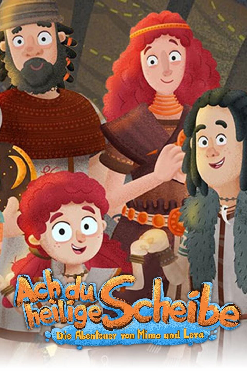 Serienposter „Ach du heilige Scheibe – Die Abenteuer von Mimo und Leva" – Synchronmischung Soundscape Studios